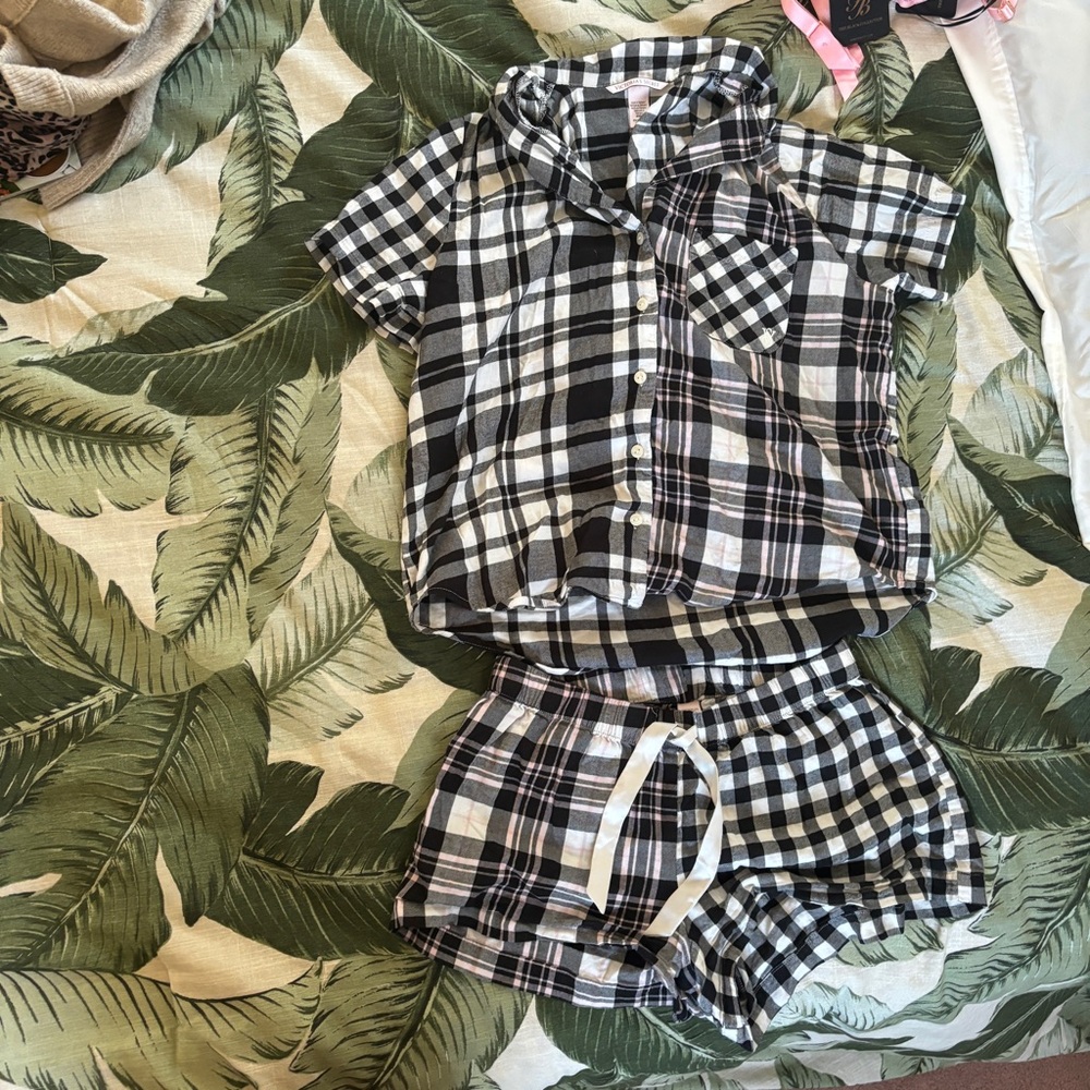 Victoria's Secret flannel pajamas